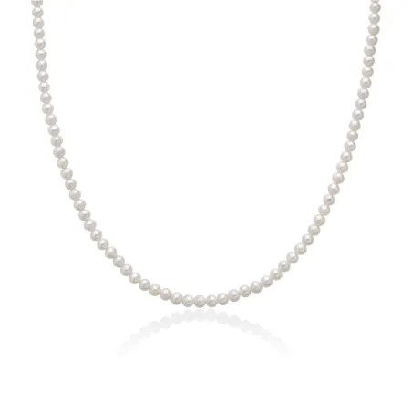 Collana Filo di perle 4-4,5 mm Donna Miluna