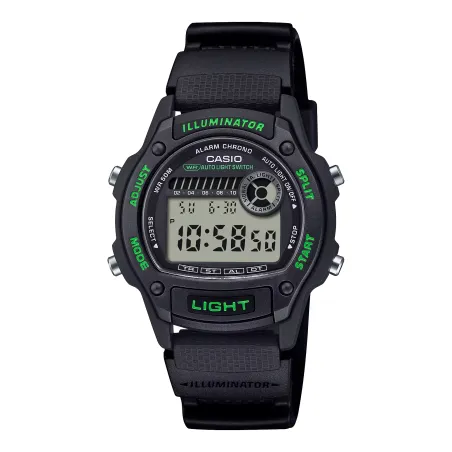 Orologio W-220H-1A3VEF Digital Verde Dettagli Bio-Based 36m Casio