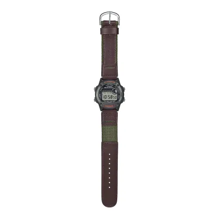 Orologio W-220HF-3AVEF Digital Verde Militare Pelle 36mm Casio