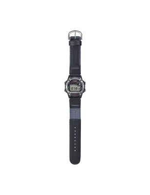 Orologio W-220HF-8AVEF Digital Grigio Pelle Tessuto 36mm Casio