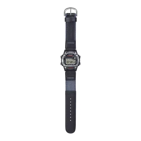 Orologio W-220HF-8AVEF Digital Grigio Pelle Tessuto 36mm Casio