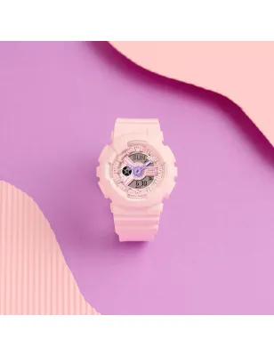 Orologio BA-110AH-4AER Baby-G Rosa Pastello 43mm Bambini Casio