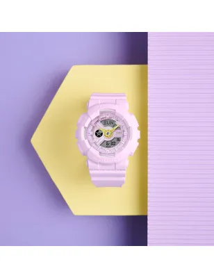 Orologio BA-110AH-6AER Baby-G Lilla Pastello 43mm Bambini Casio