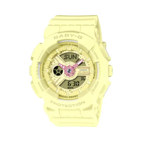 Orologio BA-110AH-9AER Baby-G Giallo Pastello 43mm Bambini Casio