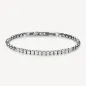 Bracciale Avantgarde acciaio e zirconi bianchi Uomo Brosway