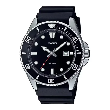 Orologio MDV-107-1A1VEF Diving Nero Classico 200M 44mm Uomo Casio