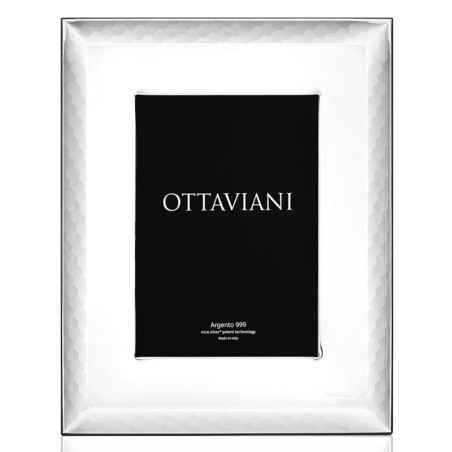 Cornice 4002A Portafoto Narciso Argento 999 13x18 Ottaviani