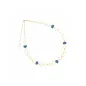 Girocollo Chocker Maman 5 cuori blu Donna Maman et Sophie