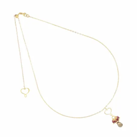 Girocollo Frange Granato, Rubino e goccia Quarzo Donna Maman et Sophie