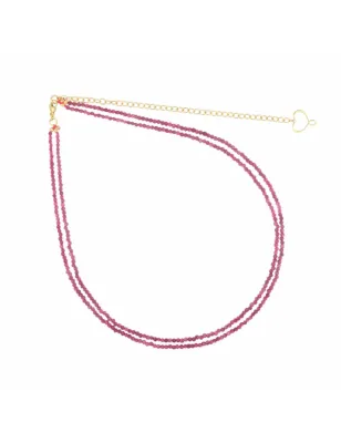 Girocollo Pentagramma doppio Rubino Donna Maman et Sophie