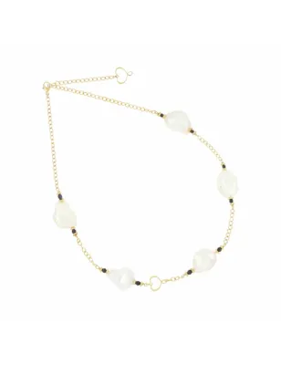 Girocollo Perla Barocca e catene Donna Maman et Sophie