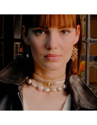 Girocollo Perla Barocca Donna Maman et Sophie