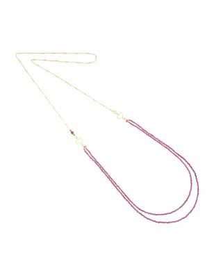 Collana lunga Pentagramma Rubino Donna Maman et Sophie