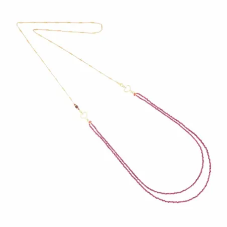 Collana lunga Pentagramma Rubino Donna Maman et Sophie