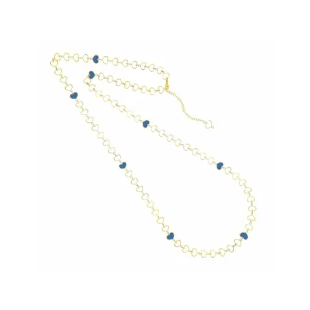 Collana lunga Maman 9 cuori blu Donna Maman et Sophie