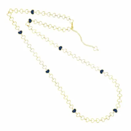 Collana lunga Maman 9 cuori blu Donna Maman et Sophie
