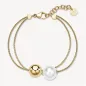 Bracciale Perfect centrale sfera e perla di conchiglia Donna Brosway