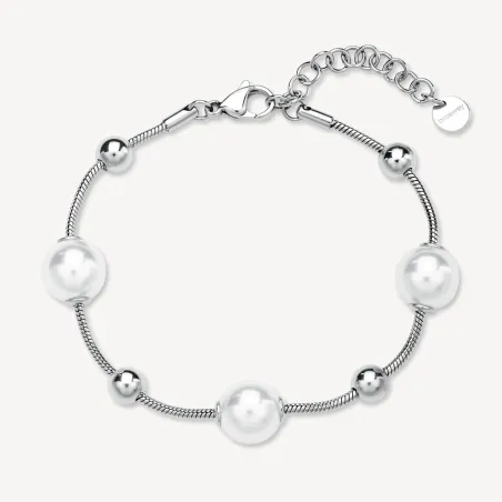 Bracciale Perfect con sfere e perle di conchiglia Donna Brosway
