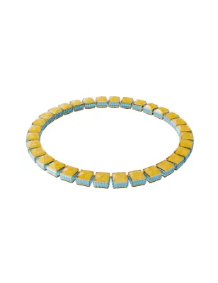 Collana 5600515 Collana Orbita Giallo Reversibile Donna Swarovski