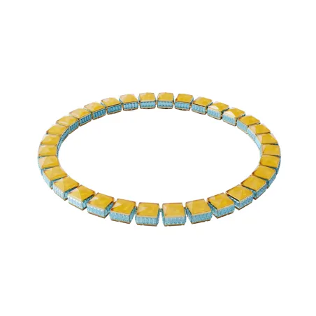 Collana 5600515 Collana Orbita Giallo Reversibile Donna Swarovski
