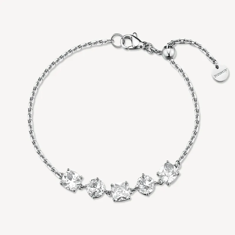 Bracciale Dreaming con round e cushion cubic zirconia Donna Brosway