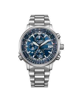 Orologio Collezione Radiocontrollato Crono Pilot Acciaio 41 Uomo Citizen