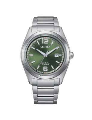 Orologio AW1641-81X Super Titanium Verde 84g 42mm Uomo Citizen