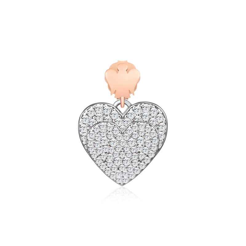 Orecchini doppio cuore pendente Donna Roberto Giannotti