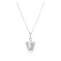 Collana pendente Angelo oro bianco e diamante Donna Roberto Giannotti