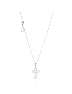 Collana in oro con croce pendente Donna Roberto Giannotti