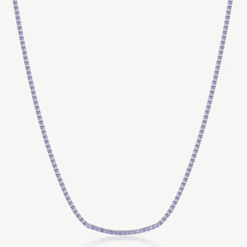 Collana Tennis acciaio cubic zirconia violet Donna Brosway Collana Tennis acciaio cubic zirconia violet Donna Brosway