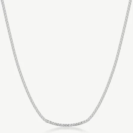 Collana Tennis acciaio cubic zirconia Donna Brosway