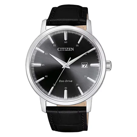 Orologio BM7460-11E Eco-Drive Pelle Nera Uomo Citizen