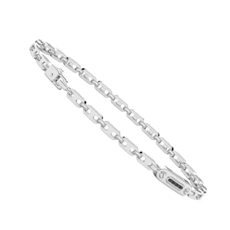 Bracciale Insignia 925 Argento e Cristalli Uomo Zancan
