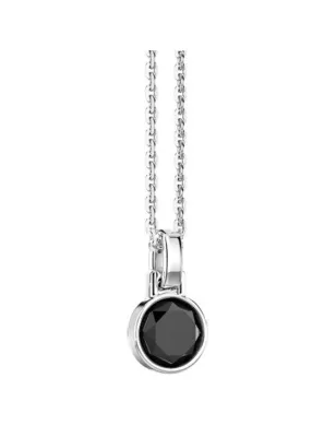 Collana in Argento con pendente in onice nero Uomo Zancan