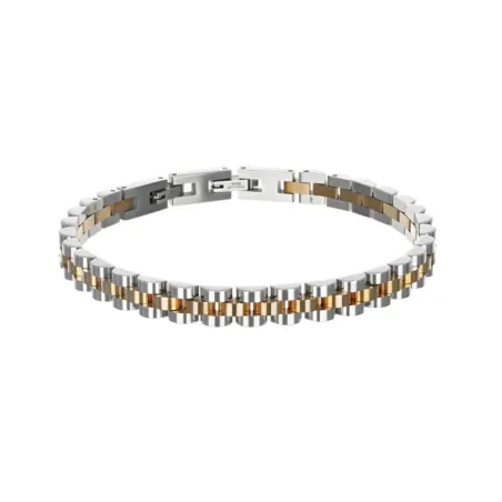 Bracciale in acciaio bicolore Uomo Zancan Hi-Tekh