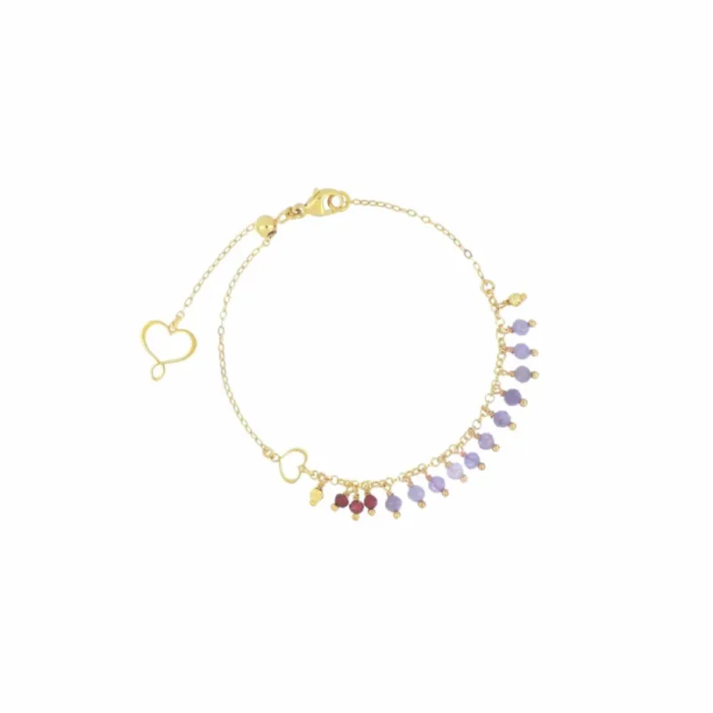 Bracciale Frange con Tanzanite e Granato Donna Maman et Sophie