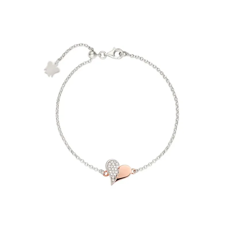 Bracciale con Cuore e Ala Donna Roberto Giannotti