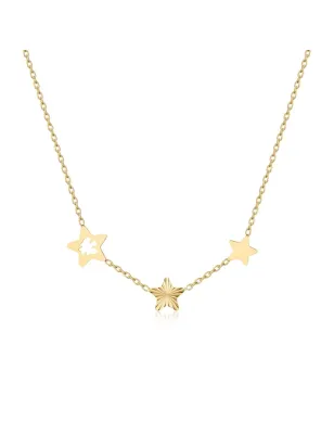 Girocollo in Oro con Stelle e Angelo traforato Roberto Giannotti