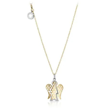 Collana in Oro con Angelo e ali in contrasto Donna Roberto Giannotti