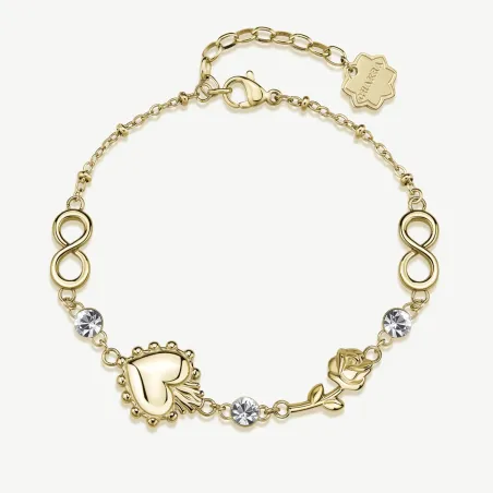 Bracciale Chakra Amore pvd oro Donna Brosway