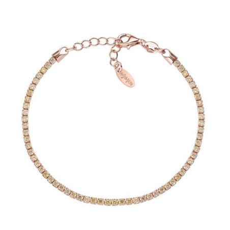 BRACCIALE TENNIS ROSE' ZIRCONI GIALLI DONNA AMEN  - category_name - XDMG De Marchi Gianotti