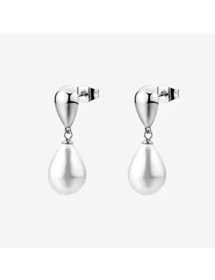 Orecchini pendenti Perfect goccia perle Donna Brosway