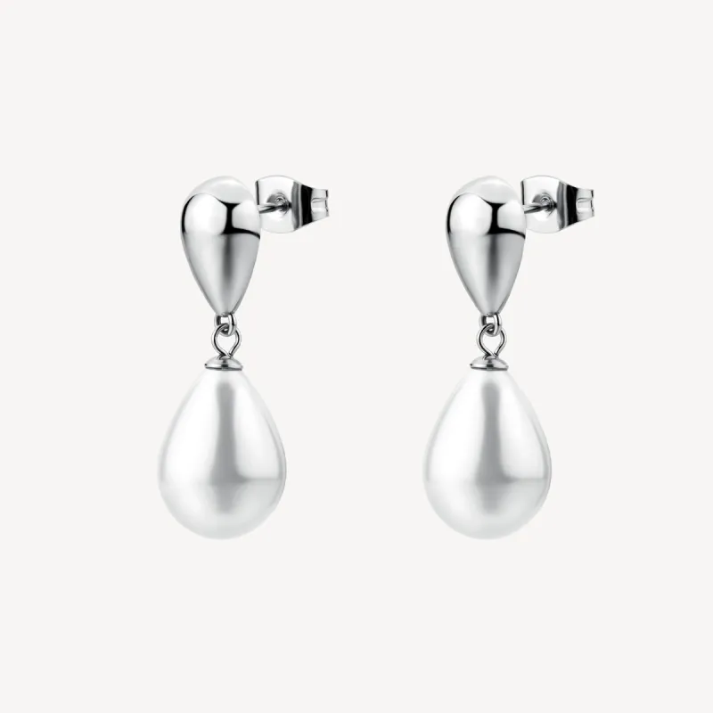 Orecchini pendenti Perfect goccia perle Donna Brosway