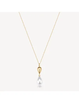 Collana Perfect perla pendente goccia pvd oro Donna Brosway