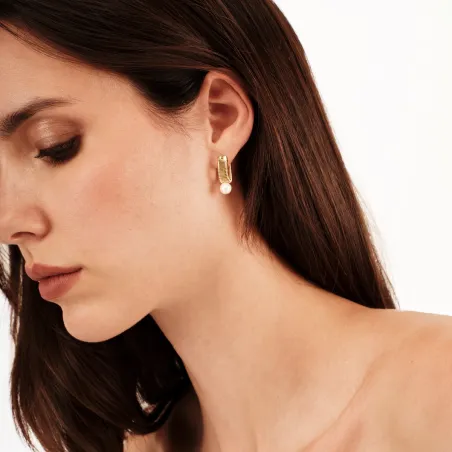Orecchini hoop Stylize gold Donna Breil