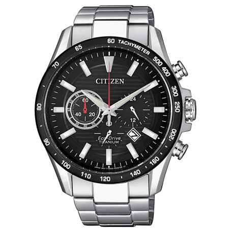 Orologio CA4444-82E Cronografo Super Titanio Nero Uomo Citizen