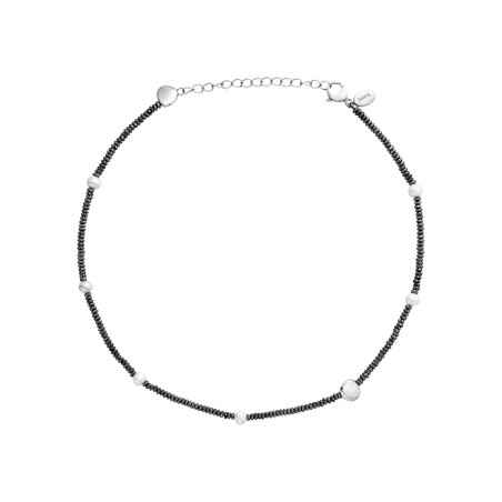 Collana B Roc ematite perle Donna Breil