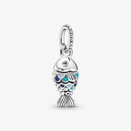 Charm Pendente Pesce blu Donna Pandora Moments