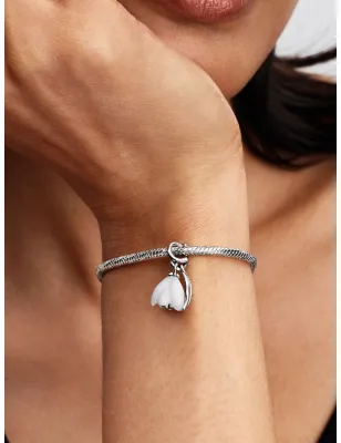 Charm Pendente Fiore Bucaneve Vetro di Murano Donna Pandora - category_name - XDMG De Marchi Gianotti
